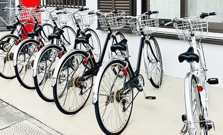 写真:自転車レンタル